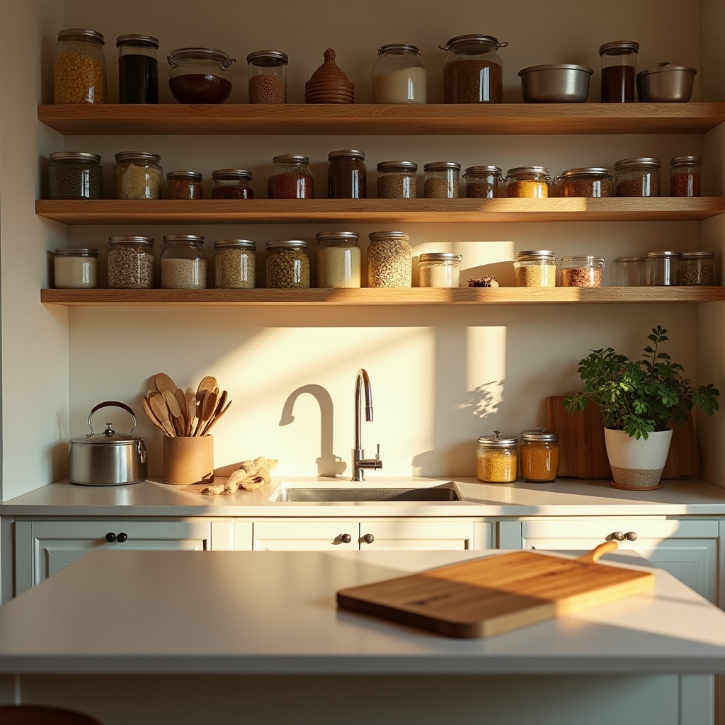 Cucina riorganizzata con metodo professionale di home organizing